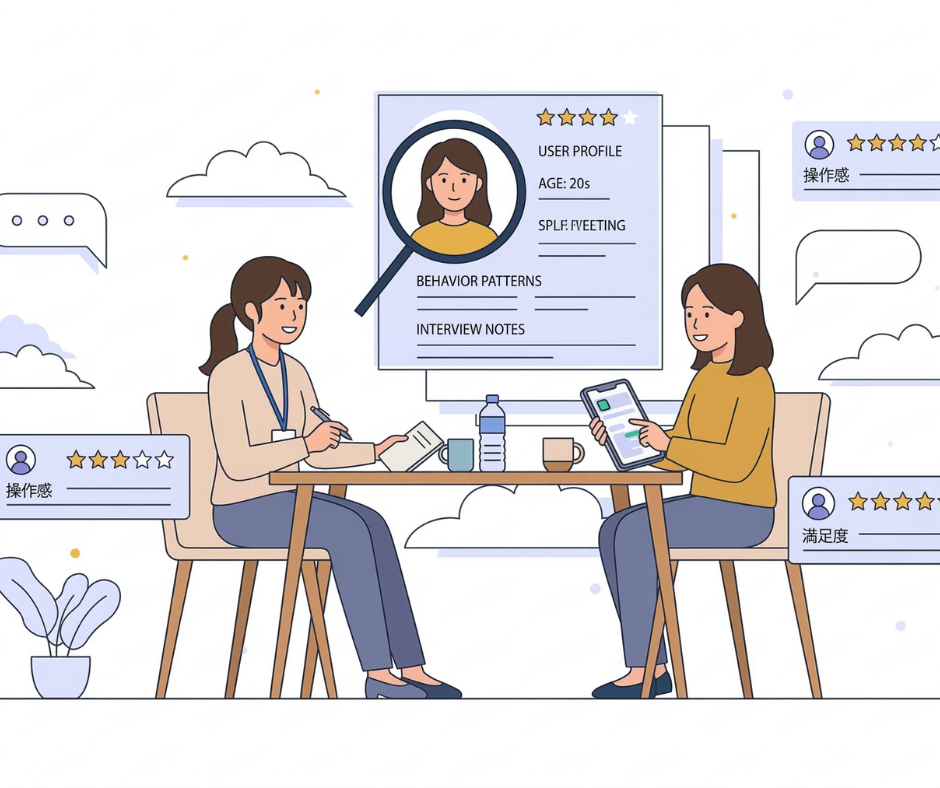 ユーザーインタビューとは？UXリサーチの目的・やり方・質問例までわかりやすく解説
