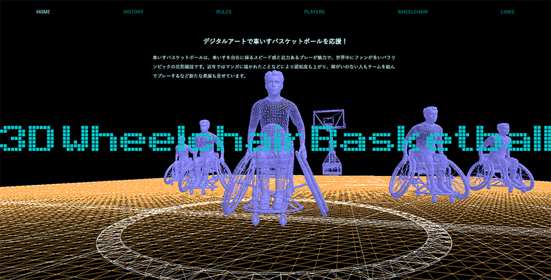 3D Wheelchair Basketball