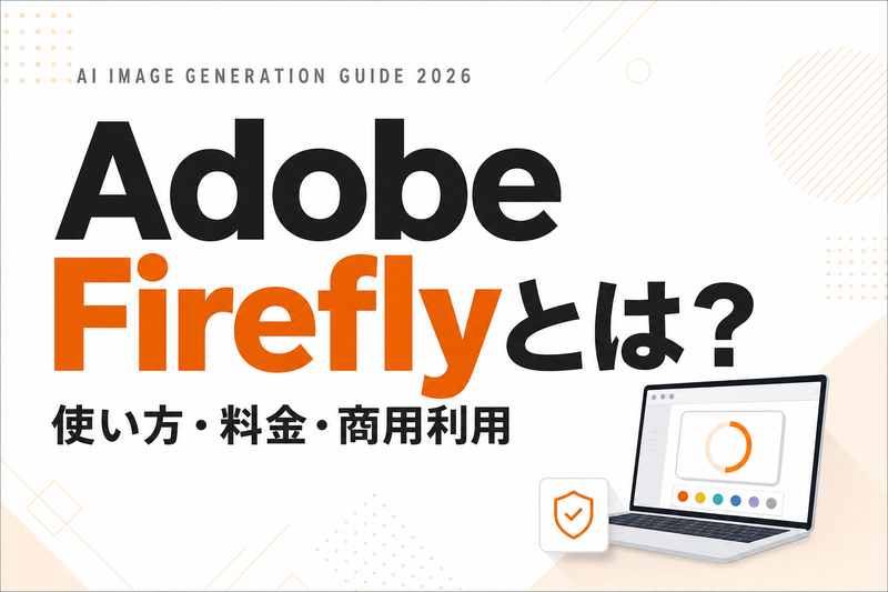 Adobe Fireflyとは？使い方・料金・商用利用