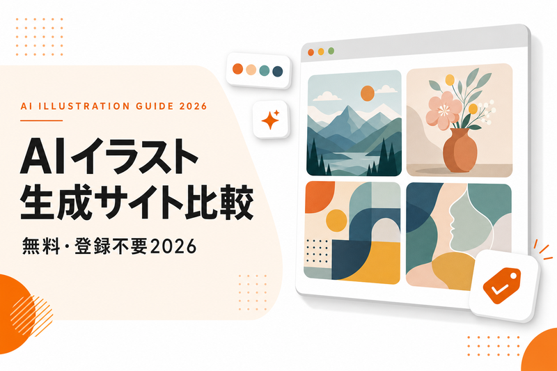 AIイラスト生成サイト比較｜無料・登録不要2026