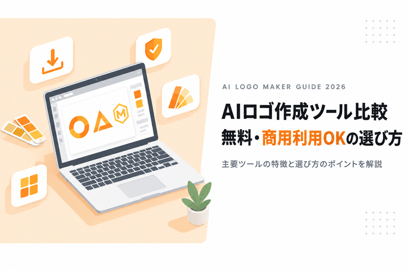 AIロゴ作成ツール比較｜無料・商用利用OKの選び方