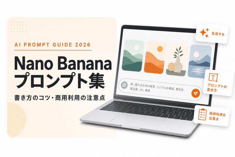 Nano Bananaプロンプト集と商用利用の注意点