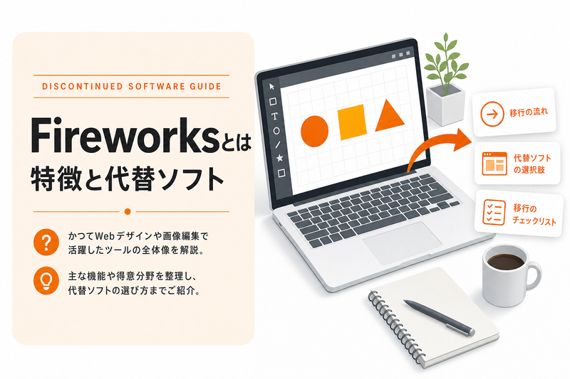 Adobe Fireworksとは｜特徴と代替ソフトを解説