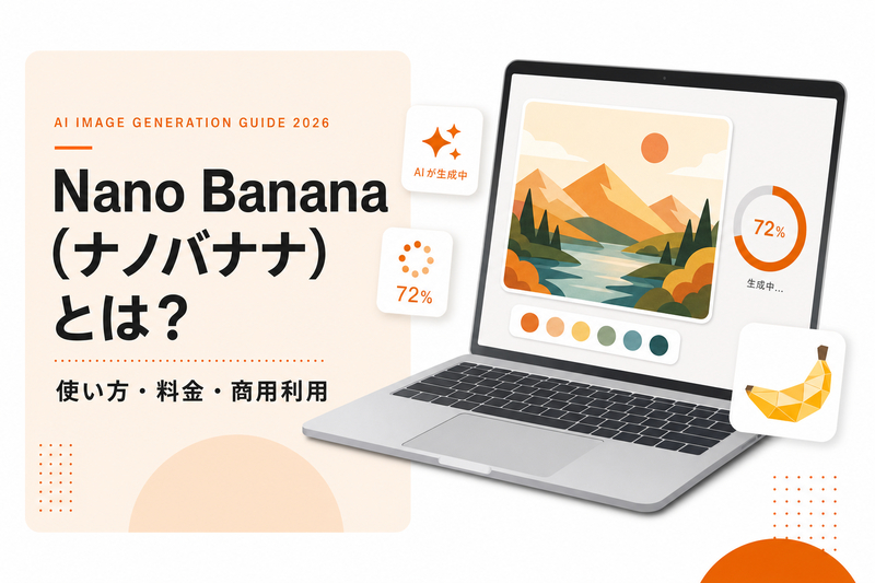 Nano Banana(ナノバナナ)とは？使い方ガイド