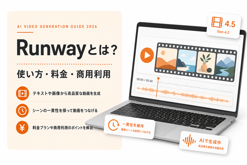 Runway Gen-4.5の使い方と料金｜商用利用は？