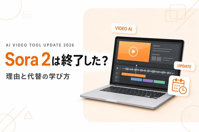 Sora 2は終了した？理由と代替手段【2026年8月時点】
