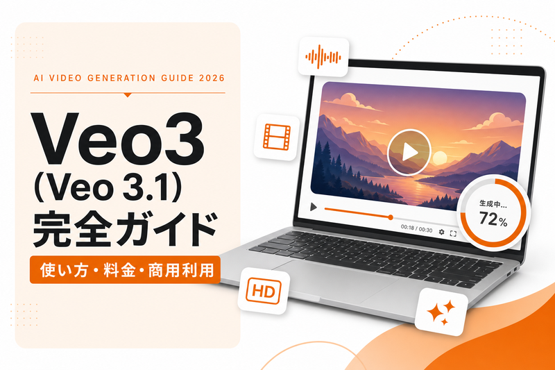 Veo3(Veo 3.1)使い方・料金完全ガイド