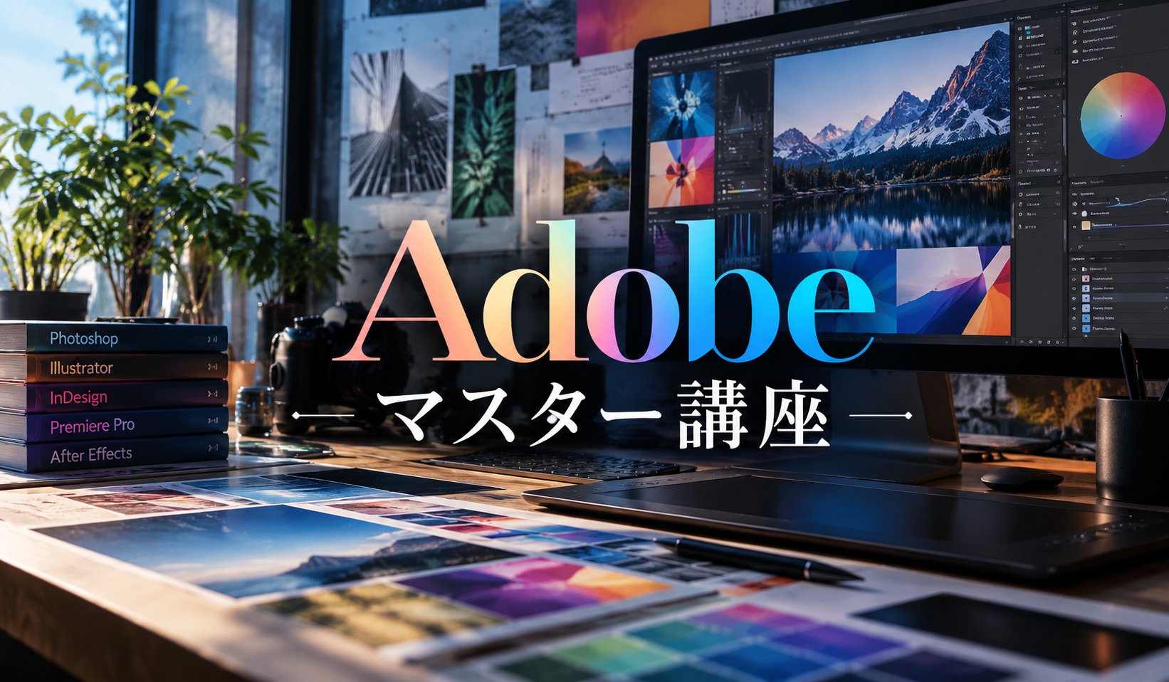 Adobeマスター講座のクリエイティブ制作イメージ