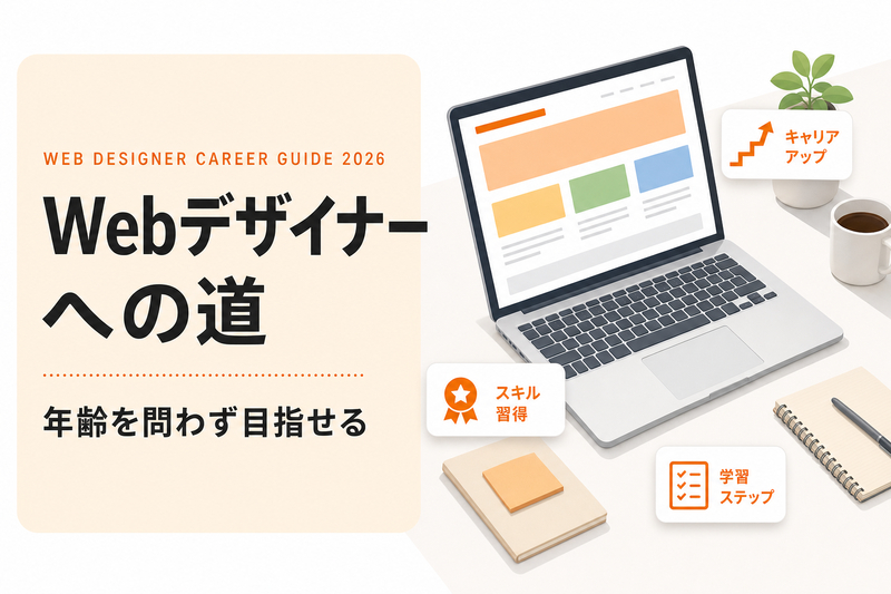 Webデザイナーに年齢制限はある？仕事内容・未経験からのなり方