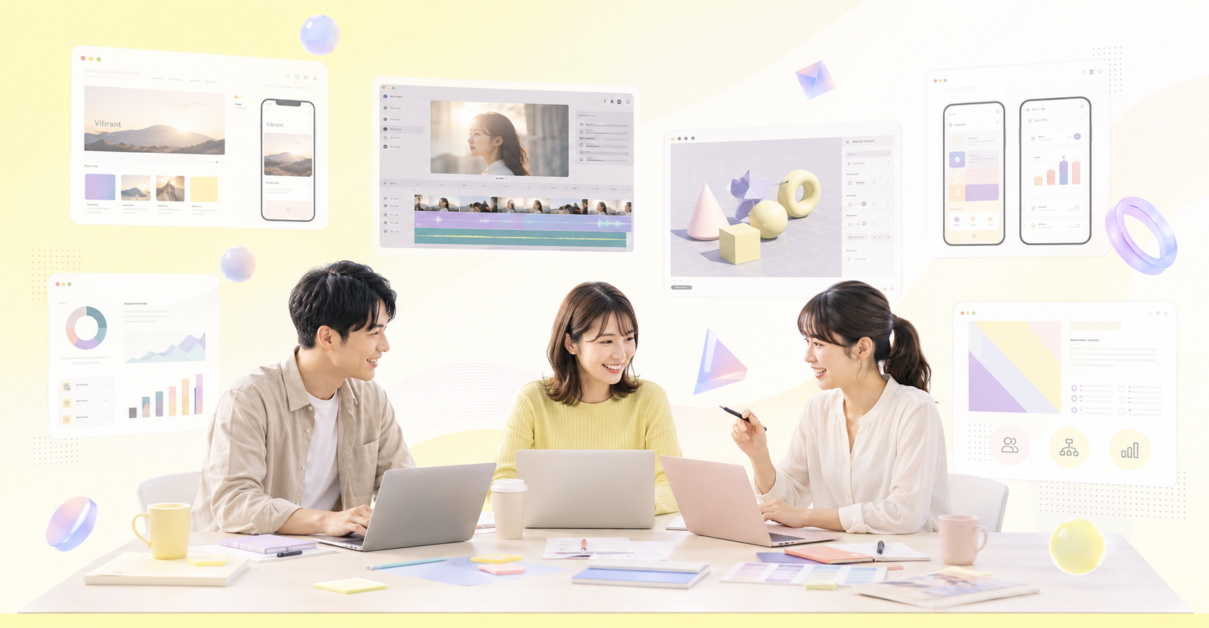 AIと一緒にクリエイティブをつくる仲間たち