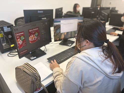 作品発表の様子