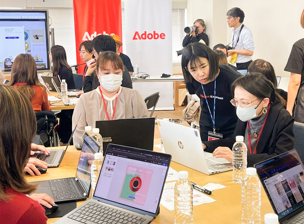 『アドビ×デジタルハリウッドSTUDIO広島　生成AIを使ってつくるSNS画像講座！まちの広作室 in ひろしま』を開催しました