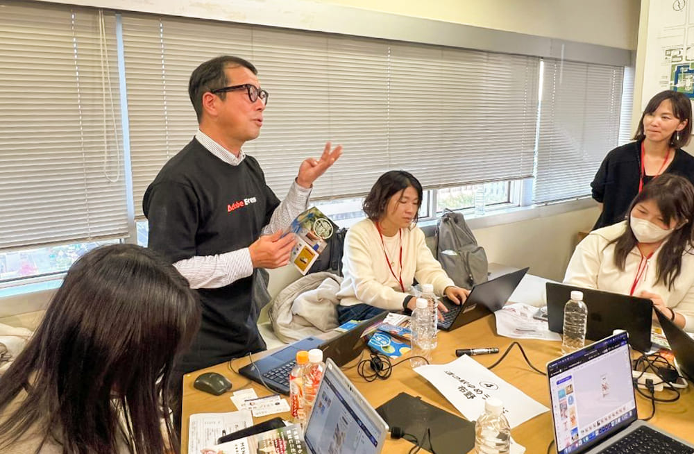 『アドビ×デジタルハリウッドSTUDIO広島　生成AIを使ってつくるSNS画像講座！まちの広作室 in ひろしま』を開催しました