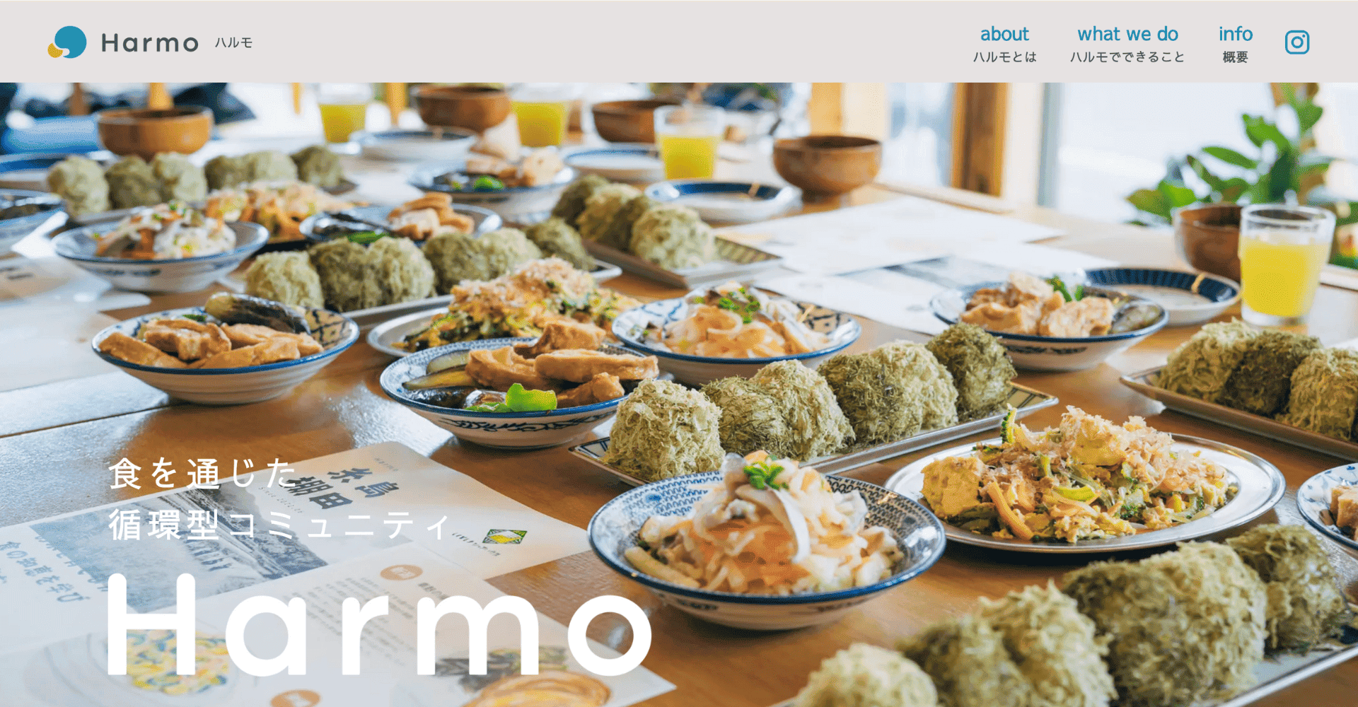 主婦ママクラス1期生・イノウエさんが担当した食を通じた循環型コミュニティ「Harmo」の新サイトが公開