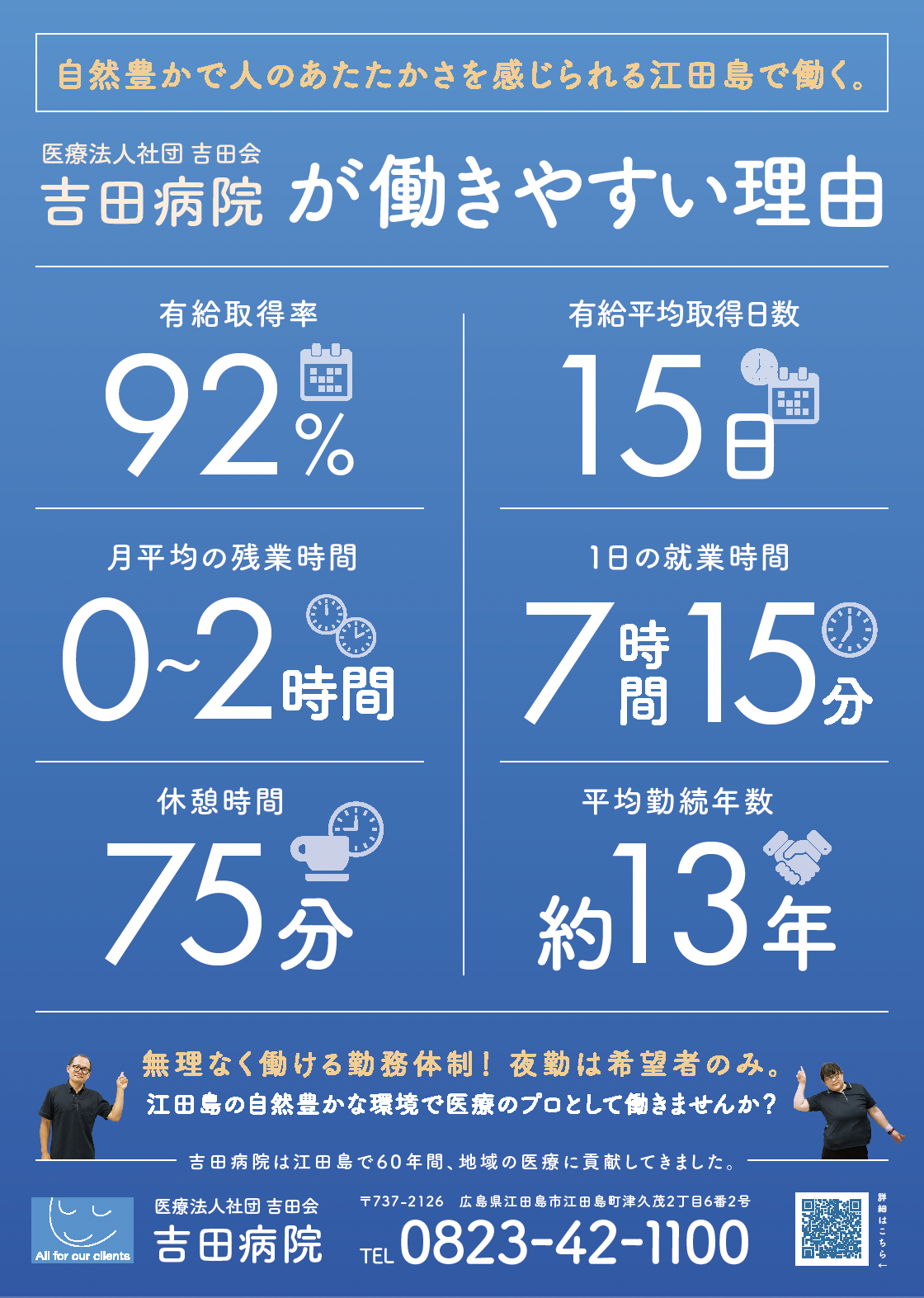 STUDIO広島卒業生が医療法人社団 吉田会 吉田病院のポスター制作を担当