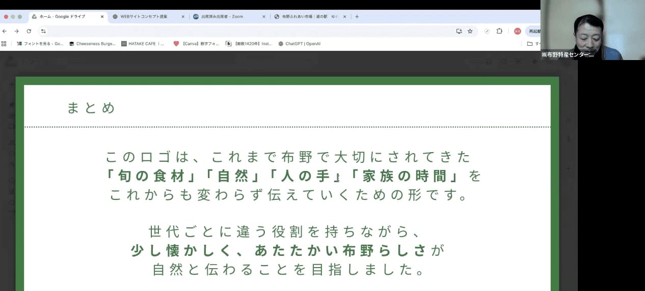 主婦・ママクラスお仕事TRYプログラム 道の駅「ゆめランド布野」ロゴデザインチェック レポート