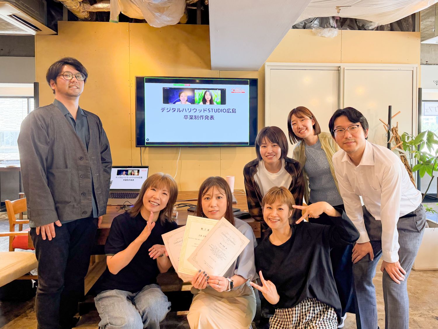 デジタルハリウッドSTUDIO広島主婦・ママクラス1月生卒業制作発表会レポート
