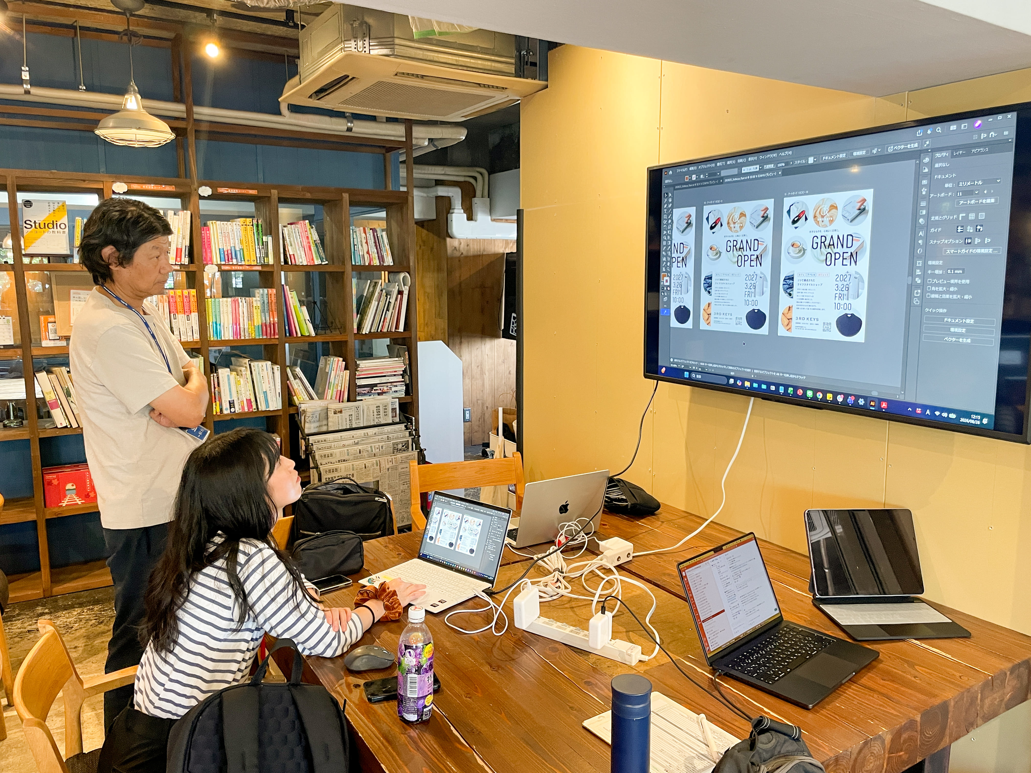 グラフィック講座6月生　3ヶ月目課題講評会レポート