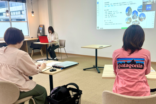 作品発表の様子