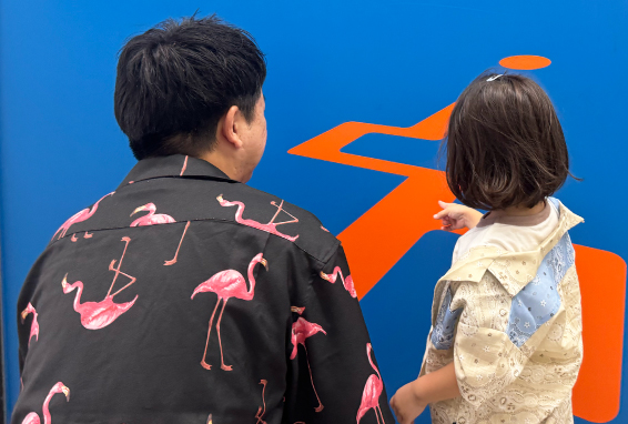 親子の様子