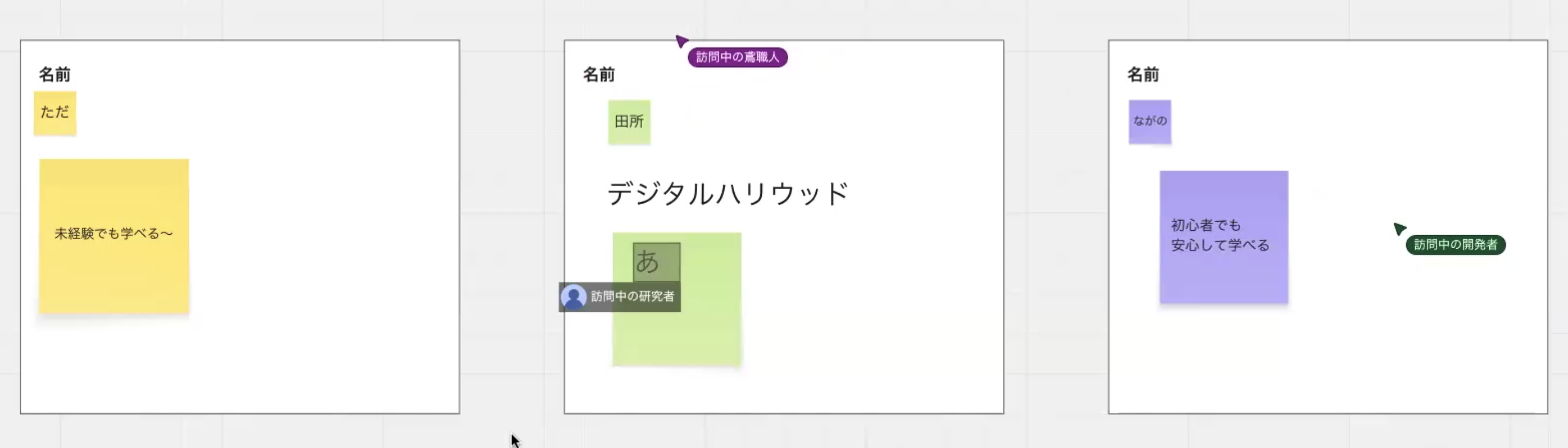miroを使う様子