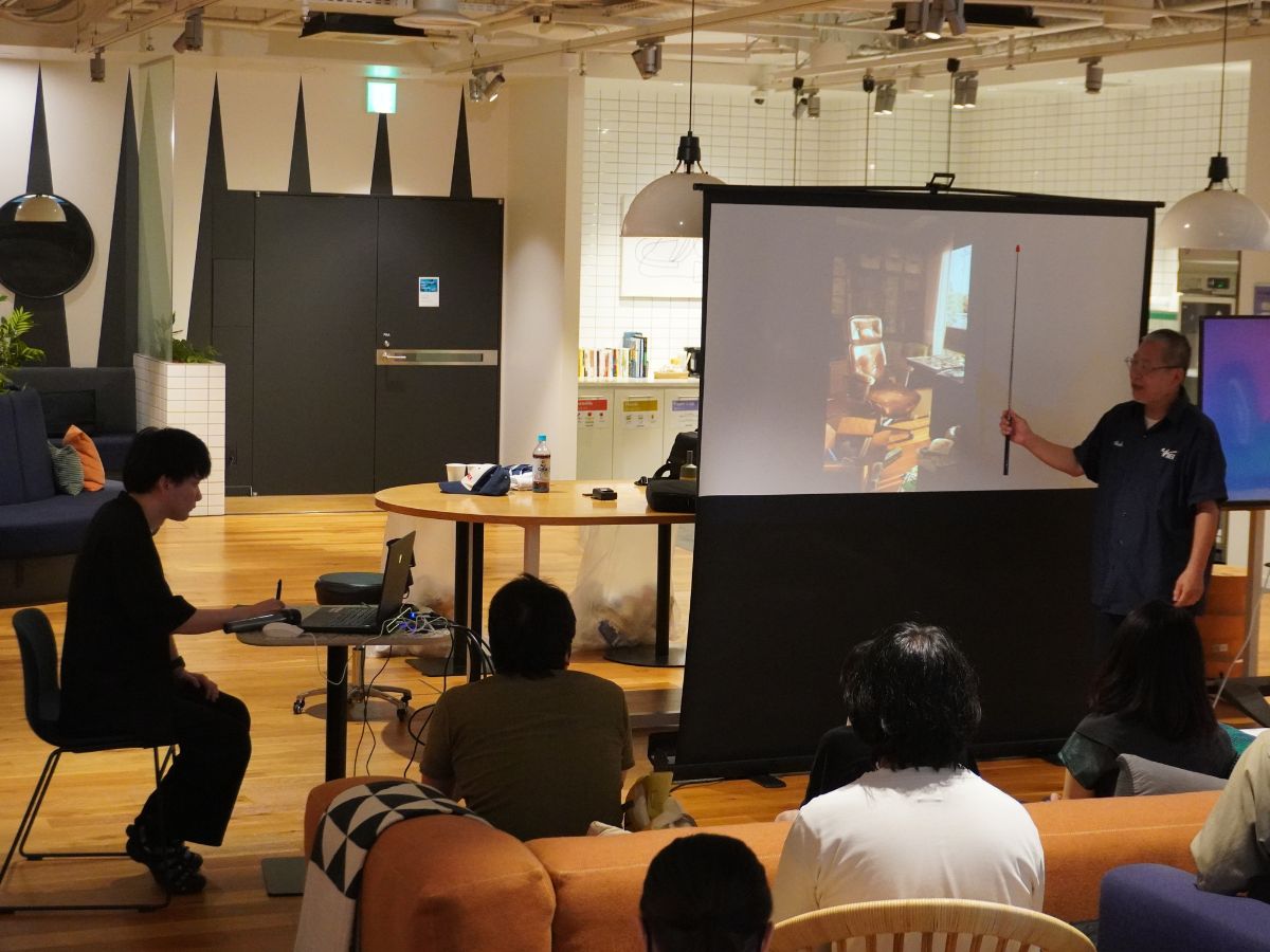 WeWorkなんばで開催されたデジタルハリウッド大阪本校の3DCG課題講評会