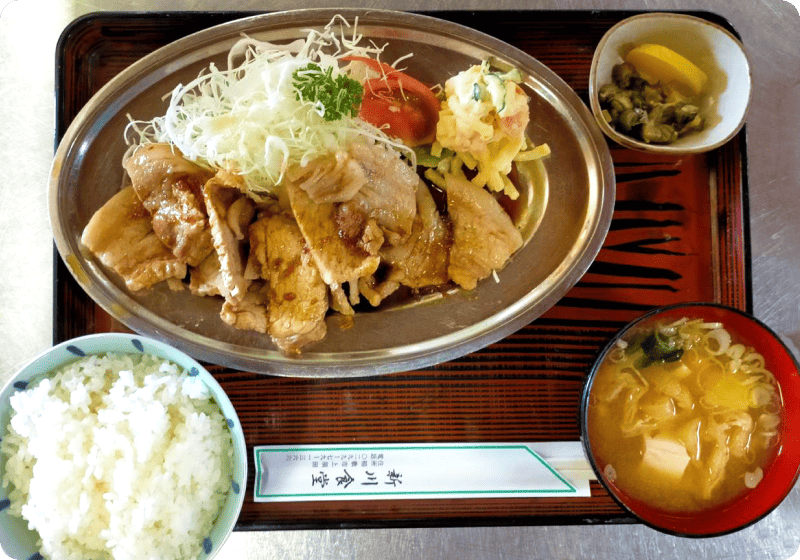豚の生姜焼き定食