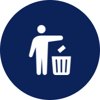 ゴミ箱のアイコン