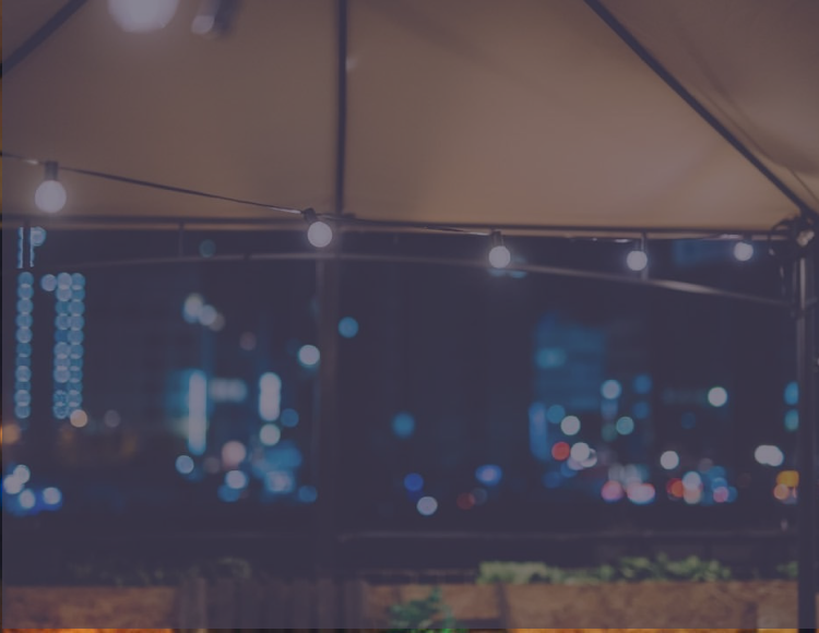 夜のきらきらした施設