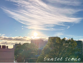 スカイテラスの夕暮れ