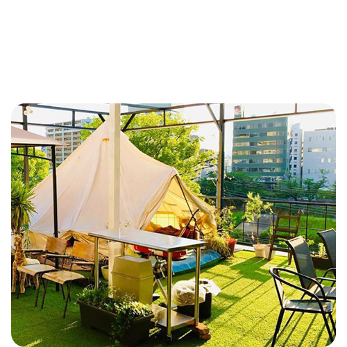 グランピングテント